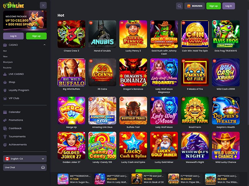 Spinline games