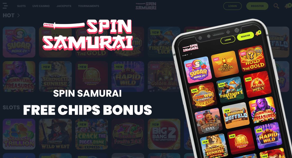 spin samurai free chip bonus