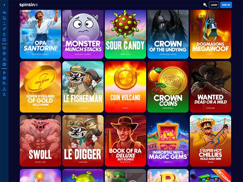 Spinsino games