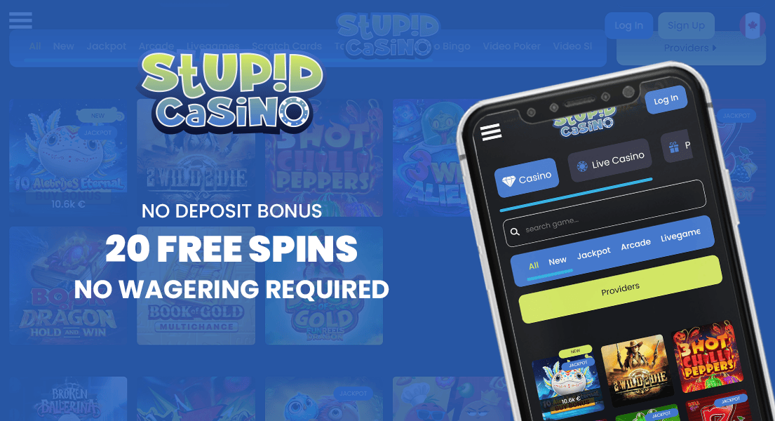 stupid casino free spins no deposit bonus