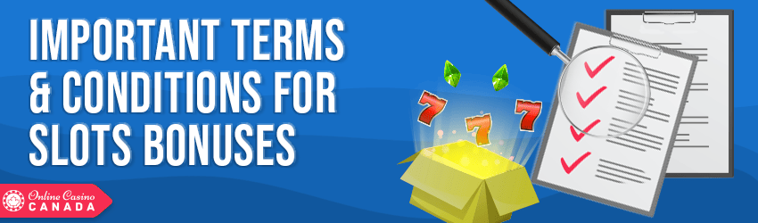 terms and restrictions of slots bonus