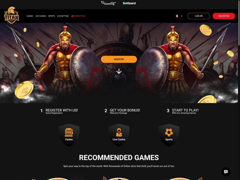 Titanplay Casino Alberta website