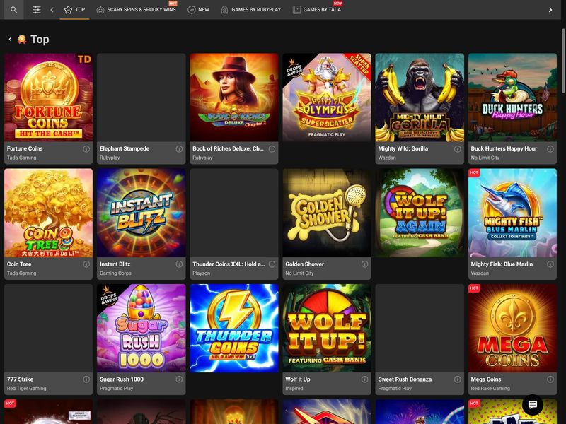 Titanplay Casino Alberta games