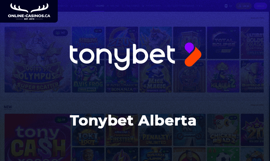 tonybet casino alberta logo