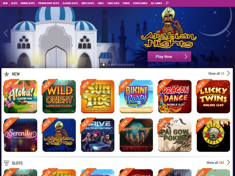 TonyBet Casino Alberta games