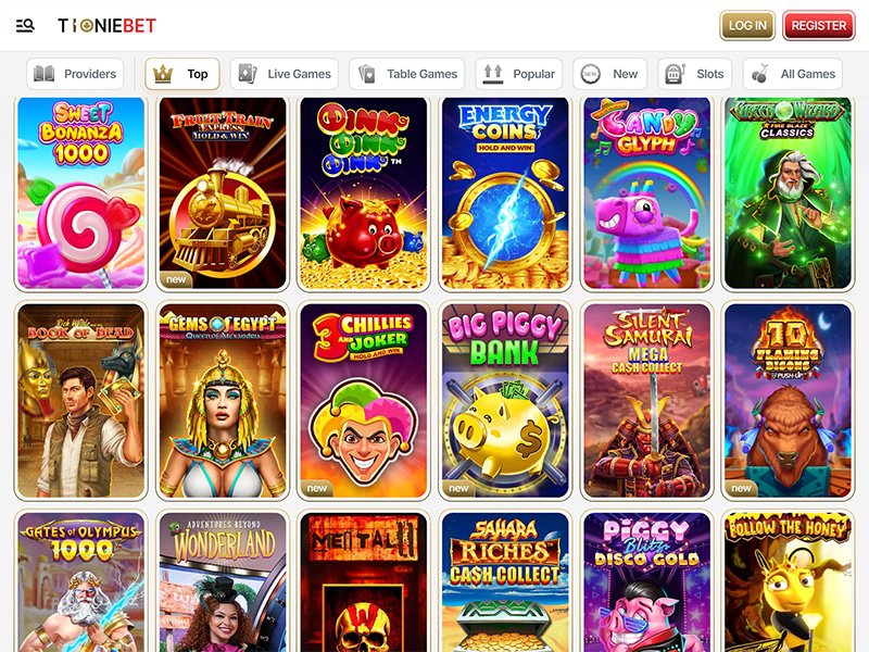 ToonieBet Casino games