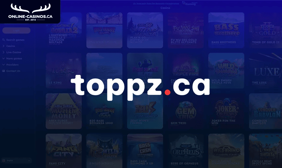 toppz casino ontario logo