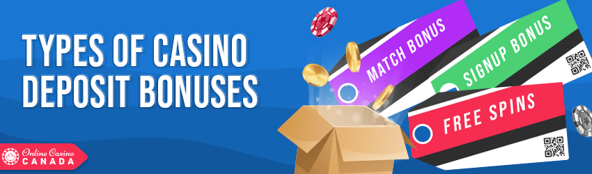 types of casino deposit bonuses