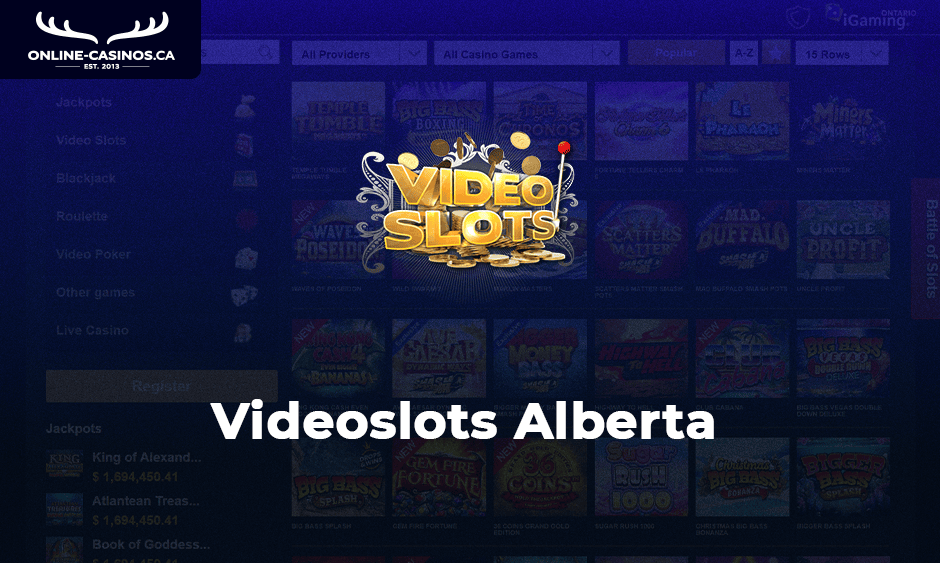 videoslots casino alberta logo