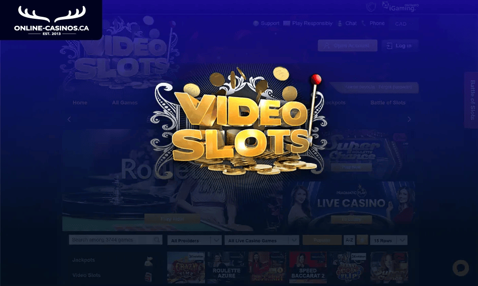 videoslots casino ontario logo