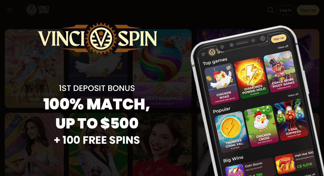 vincispins casino free spins no deposit bonus