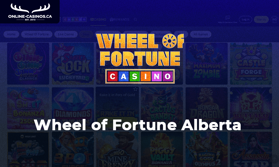 wheel of fortune casino alberta logo