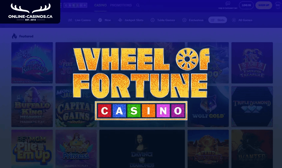 wheel of fortune casino ontario logo
