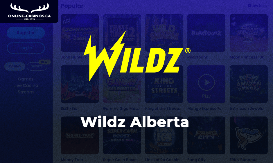 wildz casino alberta logo