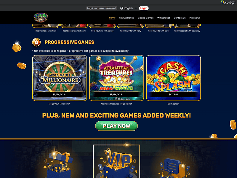 Yukon Gold Casino Alberta website