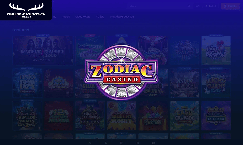 zodiac casino ontario logo